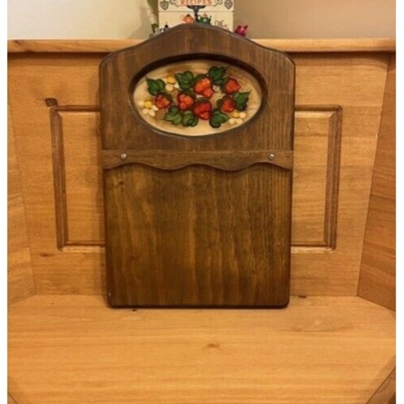 Wall Decor | Vintage Strawberry Wooden Calendar Holder | Poshmark